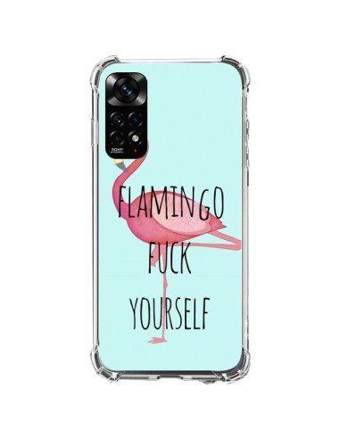 Coque Xiaomi Redmi Note 11 / 11S Flamingo Fuck Yourself - Maryline Cazenave