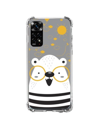 Cover Xiaomi Redmi Note 11 / 11S Orso con occhiali - Maria Jose Da Luz