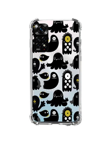 Coque Xiaomi Redmi Note 11 / 11S Monsters Monstres Pattern Transparente - Maria Jose Da Luz