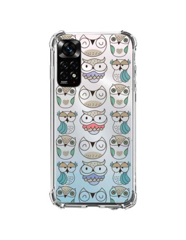 Coque Xiaomi Redmi Note 11 / 11S Chouettes Owl Hibou Transparente - Maria Jose Da Luz