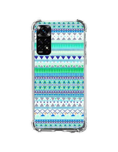 Coque Xiaomi Redmi Note 11 / 11S Chenoa Bleu Azteque - Monica Martinez