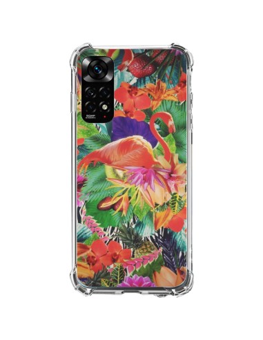 Coque Xiaomi Redmi Note 11 / 11S Tropical Flamant Rose - Monica Martinez