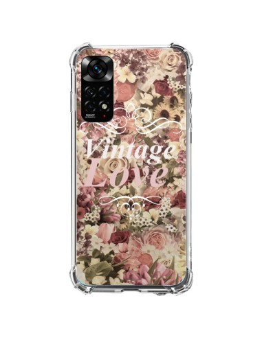 Xiaomi Redmi Note 11 / 11S Case Vintage Love Flowers - Monica Martinez