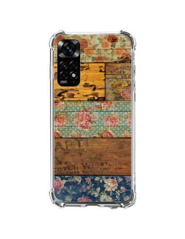 Cover Xiaomi Redmi Note 11 / 11S Barocco Style Legno - Maximilian San