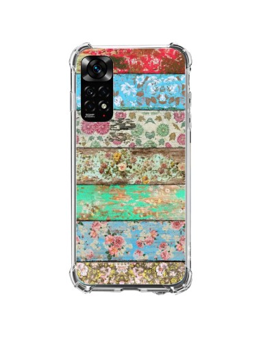 Coque Xiaomi Redmi Note 11 / 11S Rococo Style Bois Fleur - Maximilian San