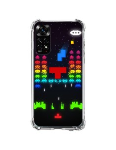 Coque Xiaomi Redmi Note 11 / 11S Invatris Space Invaders Tetris Jeu - Maximilian San