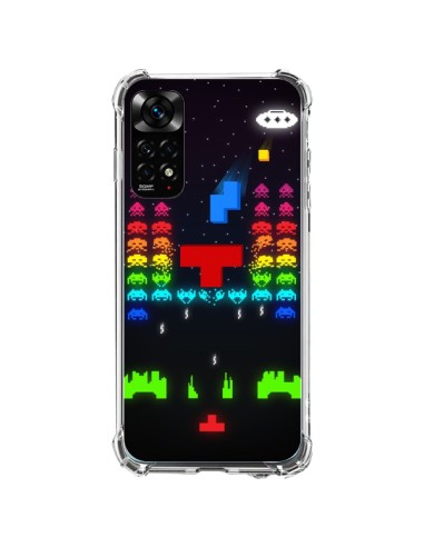 Coque Xiaomi Redmi Note 11 / 11S Invatris Space Invaders Tetris Jeu - Maximilian San