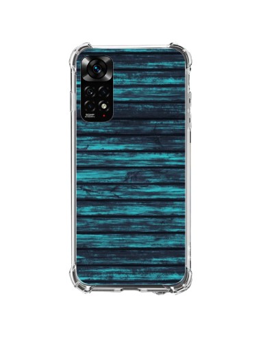 Cover Xiaomi Redmi Note 11 / 11S Luna Blu Wood Legno - Maximilian San