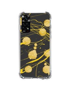 Coque Xiaomi Redmi Note 11 / 11S Gold Splash Peinture Art - Maximilian San