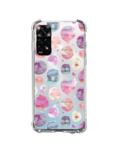 Coque Xiaomi Redmi Note 11 / 11S Big Watery Dots Pink - Ninola Design