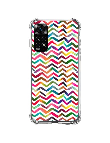 Coque Xiaomi Redmi Note 11 / 11S Chevron Stripes Multicolored - Ninola Design