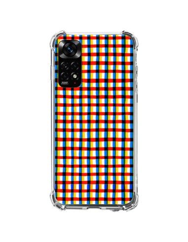 Coque Xiaomi Redmi Note 11 / 11S Crossed Eyes Lines Red - Ninola Design