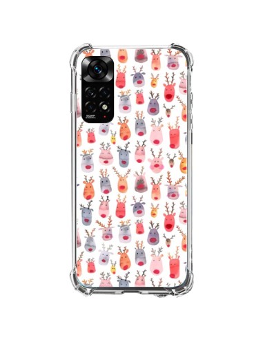 Coque Xiaomi Redmi Note 11 / 11S Cute Winter Reindeers - Ninola Design