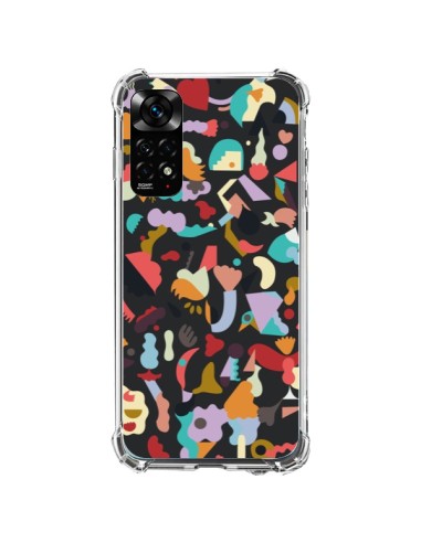 Cover Xiaomi Redmi Note 11 / 11S Dreamy Animal Shapes Nero - Ninola Design