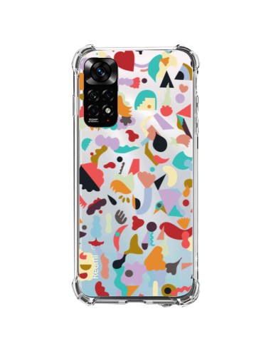 Cover Xiaomi Redmi Note 11 / 11S Dreamy Animal Shapes Bianco - Ninola Design