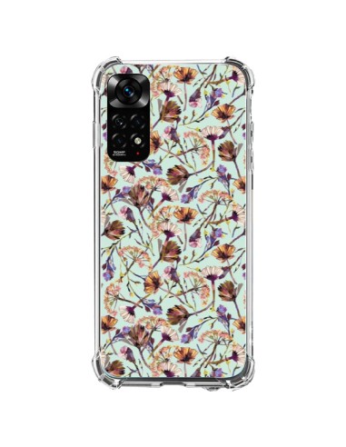 Coque Xiaomi Redmi Note 11 / 11S Dry Blue Flowers - Ninola Design