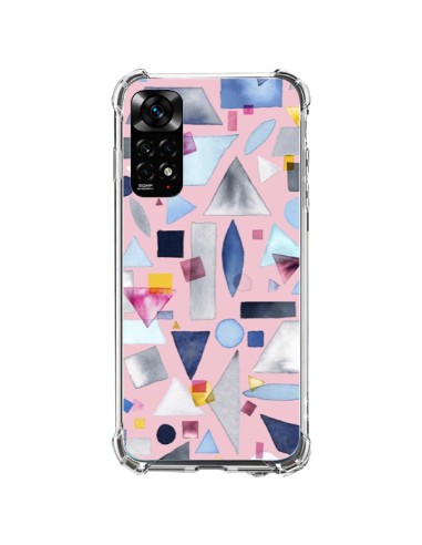 Coque Xiaomi Redmi Note 11 / 11S Geometric Pieces Pink - Ninola Design