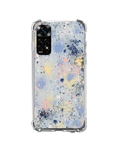 Coque Xiaomi Redmi Note 11 / 11S Gradient Watercolor Lines Blue - Ninola Design