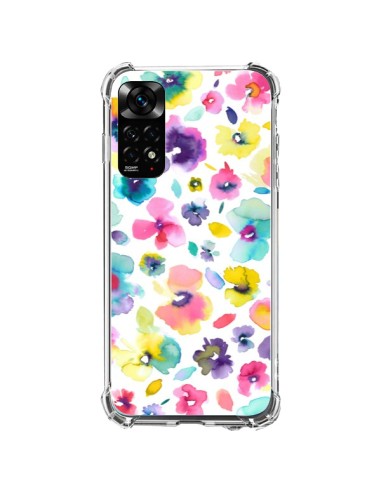 Cover Xiaomi Redmi Note 11 / 11S Fiori Colorati Pittura - Ninola Design