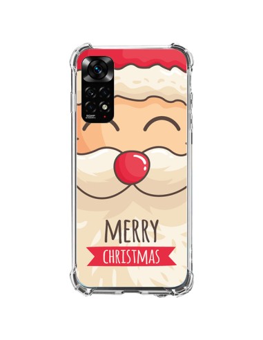 Cover Xiaomi Redmi Note 11 / 11S Baffi di Babbo Natale Merry Christmas - Nico