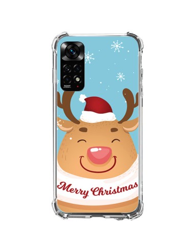 Coque Xiaomi Redmi Note 11 / 11S Renne de Noël Merry Christmas - Nico