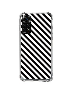 Xiaomi Redmi Note 11 / 11S Case Candy Motivo rigato White e Black - Nico