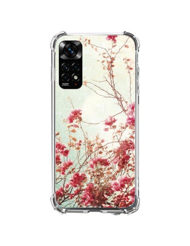 Cover Xiaomi Redmi Note 11 / 11S Fiori Vintage Rosa - Nico