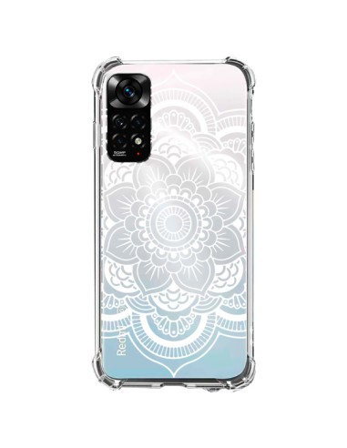 Coque Xiaomi Redmi Note 11 / 11S Mandala Blanc Azteque Transparente - Nico