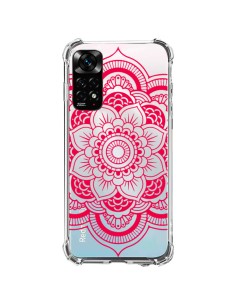 Xiaomi Redmi Note 11 / 11S Case Mandala Pink Fucsia Aztec Clear - Nico