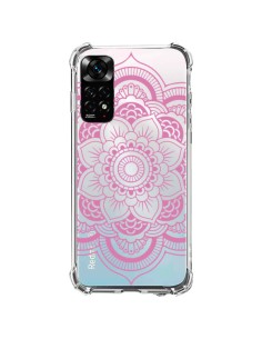 Coque Xiaomi Redmi Note 11 / 11S Mandala Rose Clair Azteque Transparente - Nico