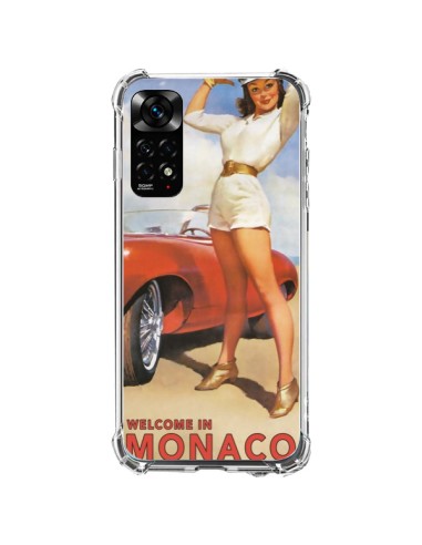 Coque Xiaomi Redmi Note 11 / 11S Welcome to Monaco Vintage Pin Up - Nico