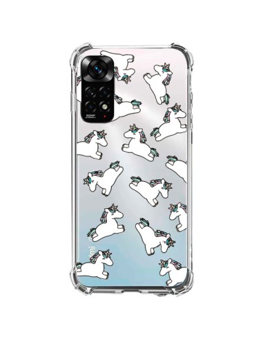 Cover Xiaomi Redmi Note 11 / 11S Unicorno Criniera Trasparente - Nico