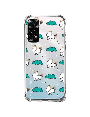 Coque Xiaomi Redmi Note 11 / 11S Licorne et Nuages Transparente - Nico