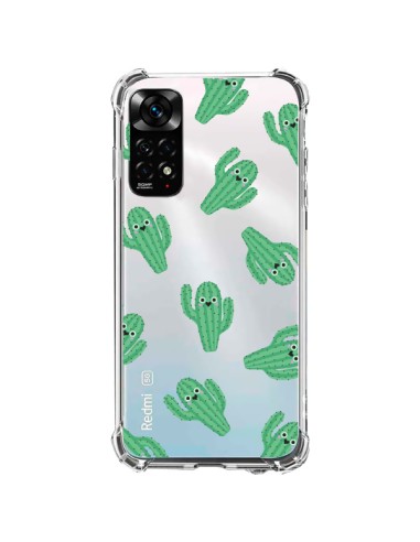 Cover Xiaomi Redmi Note 11 / 11S Cactus Smiley Trasparente - Nico