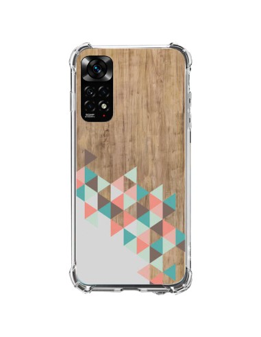 Cover Xiaomi Redmi Note 11 / 11S Wood Legno Azteco Triangoli Archiwoo - Pura Vida