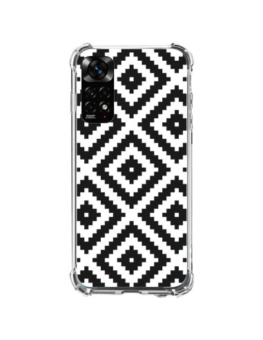 Coque Xiaomi Redmi Note 11 / 11S Diamond Chevron Black and White - Pura Vida