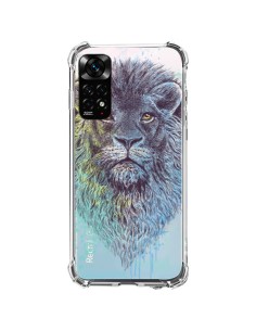 Cover Xiaomi Redmi Note 11 / 11S Re Leone Trasparente - Rachel Caldwell