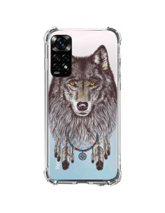 Xiaomi Redmi Note 11 / 11S Case Wolf Dreamcatcher Clear - Rachel Caldwell