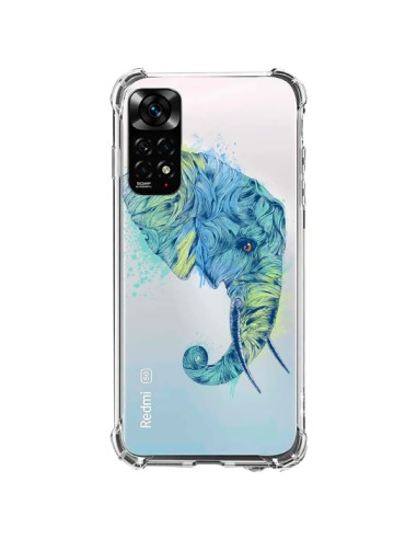 Cover Xiaomi Redmi Note 11 / 11S Elefante Trasparente - Rachel Caldwell