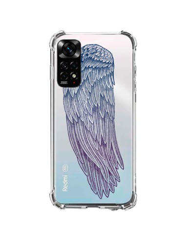 Coque Xiaomi Redmi Note 11 / 11S Ailes d'Ange Angel Wings Transparente - Rachel Caldwell