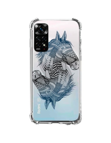 Coque Xiaomi Redmi Note 11 / 11S Cheval Horse Double Transparente - Rachel Caldwell