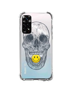 Cover Xiaomi Redmi Note 11 / 11S Teschio Sorriso Trasparente - Rachel Caldwell