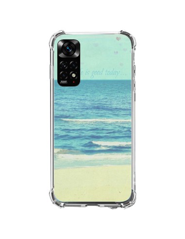 Coque Xiaomi Redmi Note 11 / 11S Life good day Mer Ocean Sable Plage Paysage - R Delean