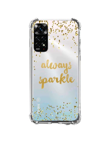 Coque Xiaomi Redmi Note 11 / 11S Always Sparkle, Brille Toujours Transparente - Sylvia Cook