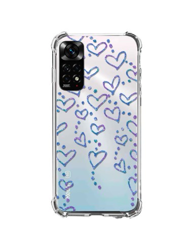 Xiaomi Redmi Note 11 / 11S Case Hearts Floating Clear - Sylvia Cook
