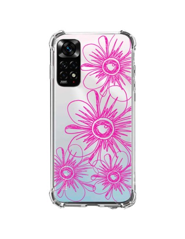 Coque Xiaomi Redmi Note 11 / 11S Spring Flower Fleurs Roses Transparente - Sylvia Cook