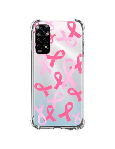 Xiaomi Redmi Note 11 / 11S Case Tapes Pink Clear - Sylvia Cook