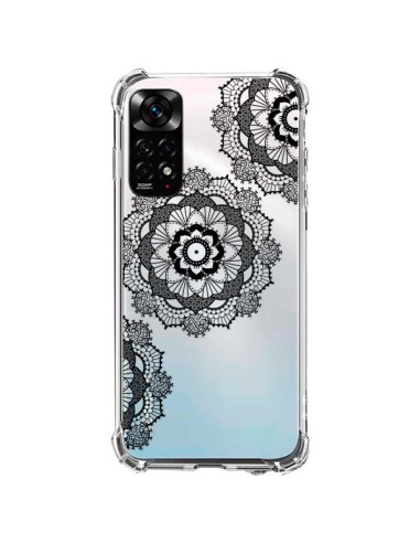 Coque Xiaomi Redmi Note 11 / 11S Triple Mandala Noir Black Transparente - Sylvia Cook