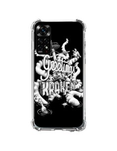 Xiaomi Redmi Note 11 / 11S Case Greetings from the kraken Octopus Tentacles - Senor Octopus