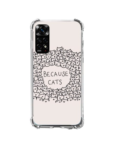 Coque Xiaomi Redmi Note 11 / 11S Because Cats chat - Santiago Taberna